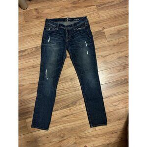 7 For All Mankind Women's Boyfriend Jeans - Dark Blue